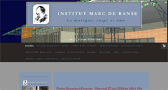 Desktop Screenshot of institutmarcderanse.com